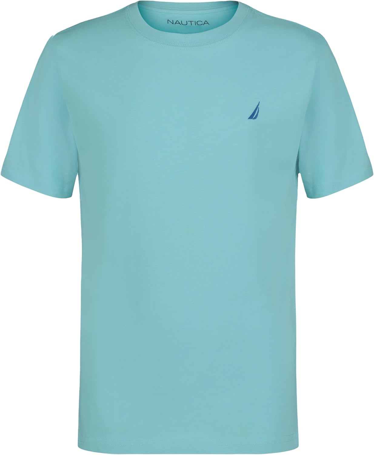Nautica Boys' Short Sleeve Solid Crew Neck T-Shirt, Soft, Comfortable, Relaxed Fit