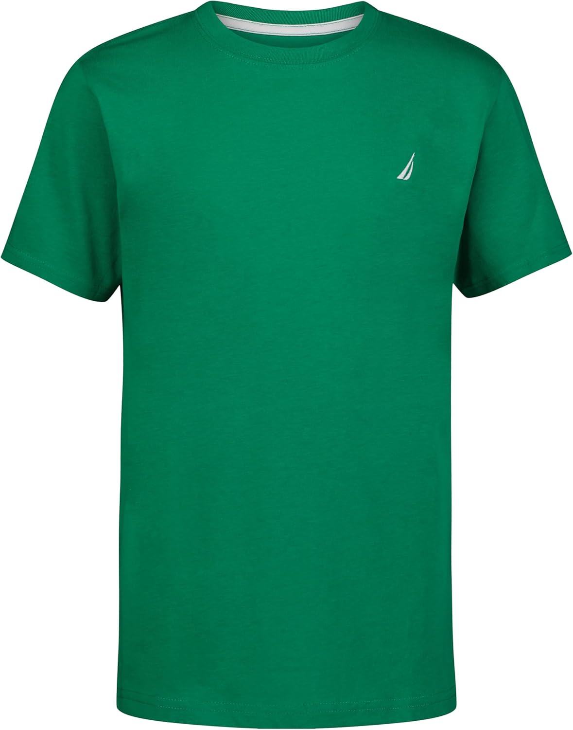 Nautica Boys' Short Sleeve Solid Crew Neck T-Shirt, Soft, Comfortable, Relaxed Fit